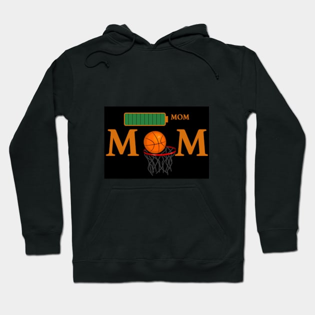 My heart is between mom's lap and basketball. Hoodie by NOSTALGIA1'